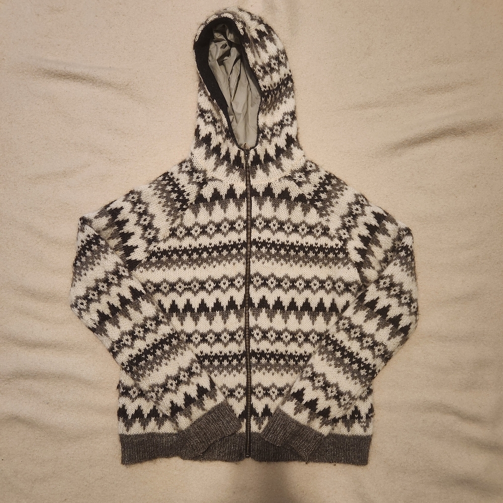 Hooded Wool Sweater By Farmers Market